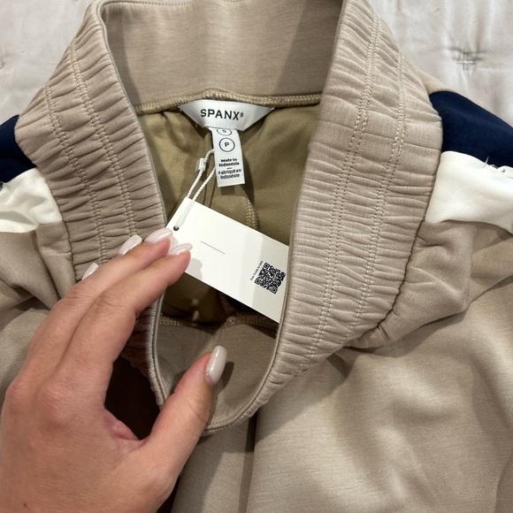 Spanx Women's Wide Leg Tan Track Pants S new with tags, regular inseam - Picture 5 of 7